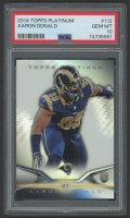 Aaron Donald 2014 Topps Platinum #112 RC (PSA 10) at PristineAuction.com
