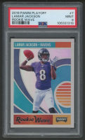 Lamar Jackson 2018 Playoff Rookie Wave #7 (PSA 9) at PristineAuction.com