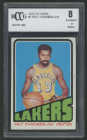 Wilt Chamberlain 1972-73 Topps #1 (BCCG 8) at PristineAuction.com