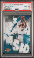 LeBron James 2020 Panini Donruss Optic Splash! #13 (PSA 10) at PristineAuction.com