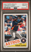 Yordan Alvarez 2020 Topps Update 1985 35th Anniv #85TB18 RC (PSA 10) at PristineAuction.com