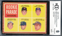 Doc Edwards RC / Ken Retzer RC / Bob Uecker RC / Doug Camilli RC / Don Pavletich SP 1962 Topps Rookie Parade #594 (BCCG 8) at PristineAuction.com