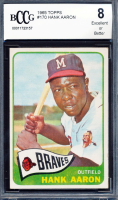 Hank Aaron 1965 Topps #170 (BCCG 8) at PristineAuction.com