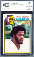 Earl Campbell 1979 Topps #390 RC (BCCG 9) at PristineAuction.com