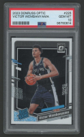 Victor Wembanyama 2023 Donruss Optic RR #225 RC (PSA 10) at PristineAuction.com