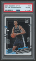 Victor Wembanyama 2023 Donruss Optic RR #225 RC (PSA 10) at PristineAuction.com