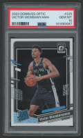 Victor Wembanyama 2023 Donruss Optic RR #225 RC (PSA 10) at PristineAuction.com