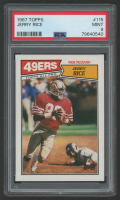 Jerry Rice 1987 Topps #115 AP (PSA 9) at PristineAuction.com
