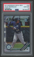 Julio Rodriguez 2019 Bowman Chrome Mega Box Prospects Refractors #BCP33 (PSA 10) at PristineAuction.com
