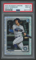Julio Rodriguez 2020 Bowman Chrome Mega Box Prospects Refractors #BCP175 (PSA 10) at PristineAuction.com