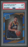 Donovan Mitchell 2017 Donruss Optic RR RC #188 (PSA 9) at PristineAuction.com