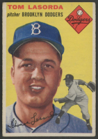 Tommy Lasorda 1954 Topps #132 RC at PristineAuction.com