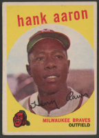 Hank Aaron 1959 Topps #380 at PristineAuction.com