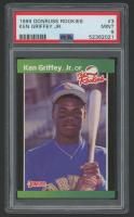 Ken Griffey Jr. 1989 Donruss Rookies #3 RC (PSA 9) at PristineAuction.com