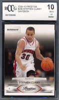 Stephen Curry 2009-10 Prestige #230 (BCCG 10) at PristineAuction.com