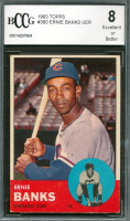 Ernie Banks 1963 Topps #380 (BCCG 8) at PristineAuction.com