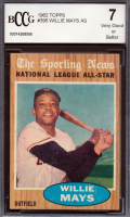 Willie Mays 1962 Topps #395 AS (BCCG 7) at PristineAuction.com