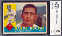 Sandy Koufax 1960 Topps #343 (BCCG 8) at PristineAuction.com