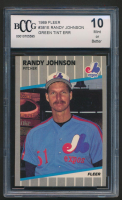 Randy Johnson 1989 Fleer Green Tint ERR #381E RC (BCCG 10) at PristineAuction.com