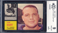 Sam Huff 1962 Topps #110 SP (BCCG 9) at PristineAuction.com