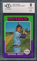 George Brett 1975 Topps #228 RC (BCCG 8) at PristineAuction.com