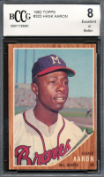 Hank Aaron 1962 Topps #320 (BCCG 8) at PristineAuction.com