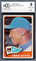 Ernie Banks 1965 Topps #510 (BCCG 9) at PristineAuction.com