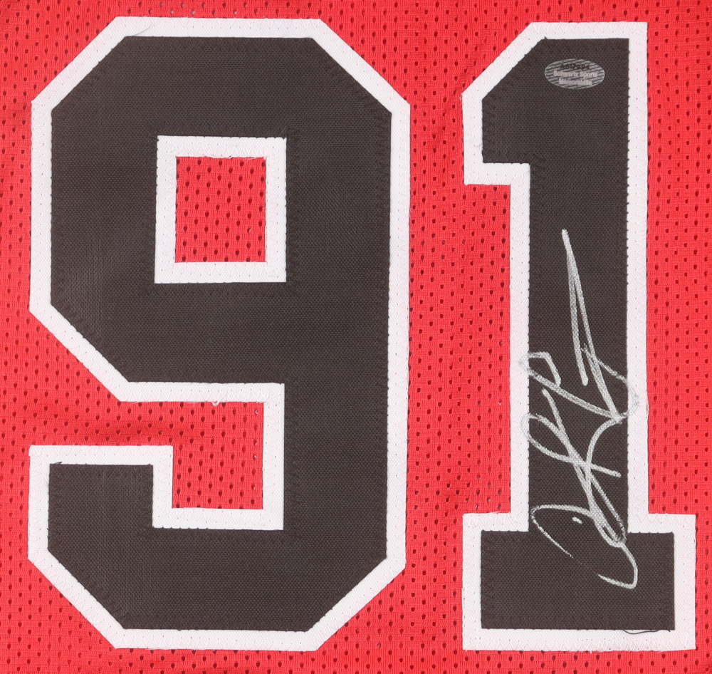 Dennis Rodman Signed Jersey (Schwartz) at PristineAuction.com Dennis Rodman Signed Jersey (Schwartz) at PristineAuction.com