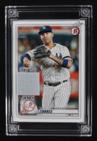 Gleyber Torres 2022 Jersey Fusion Game-Used Swatch #GT617 at PristineAuction.com