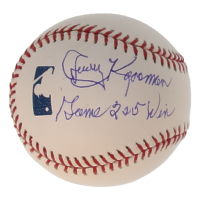 Jerry Koosman & Gary Gentry Signed OML Baseball Inscribed "Game 2 & 5 Win" & "Game 3 Win" (MAB) at PristineAuction.com