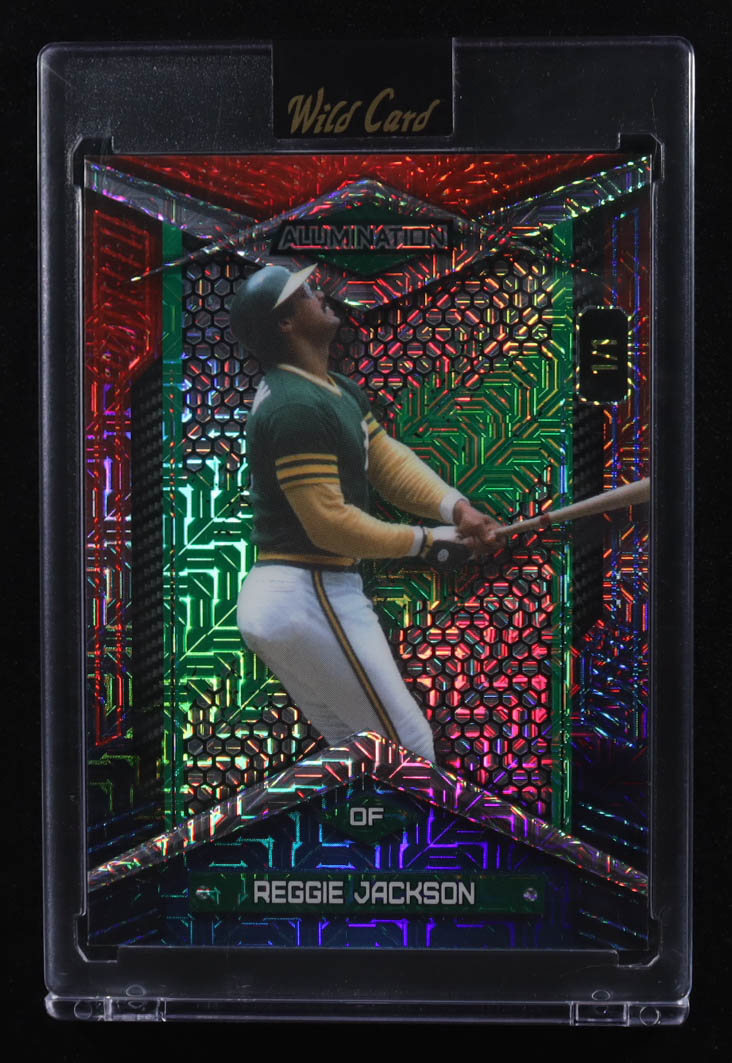 Reggie Jackson 2024 Wild Card Alumination #BC-RJ #1/1 at PristineAuction.com Reggie Jackson 2024 Wild Card Alumination #BC-RJ #1/1 at PristineAuction.com