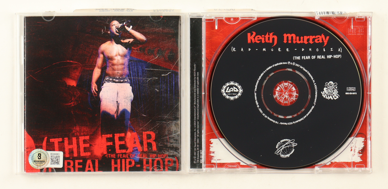 Keith Murray Signed "Rap-Murr-Phobia" CD Album (Beckett) at PristineAuction.com Keith Murray Signed "Rap-Murr-Phobia" CD Album (Beckett) at PristineAuction.com