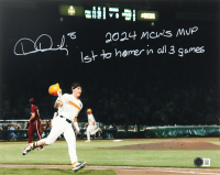 Dylan Dreiling Signed Tennessee Volunteers 11x14 Photo Inscribed "2024 MCWS MVP, 1st TO HOMER IN ALL 3 GAMES" (Beckett) at PristineAuction.com