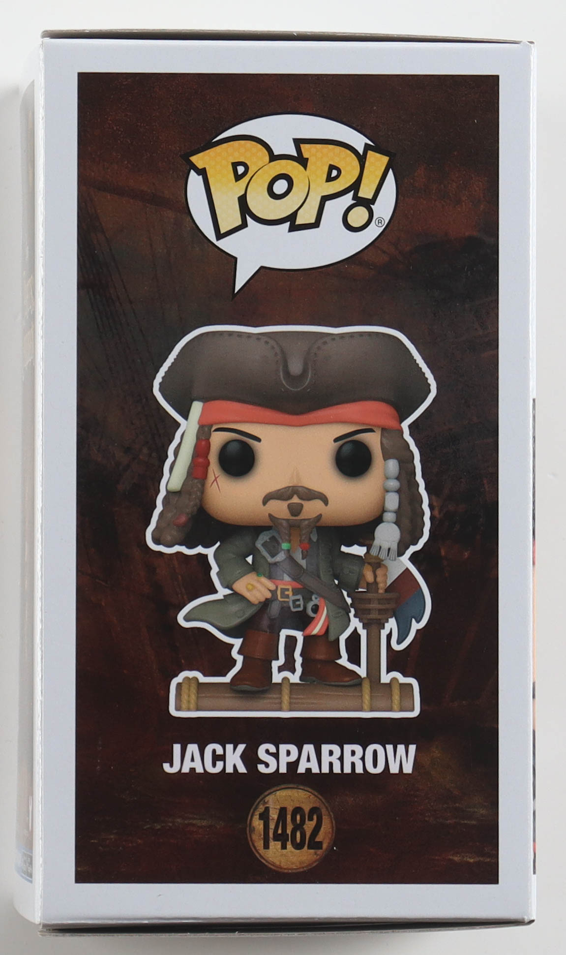 Johnny Depp Signed "Pirates of the Caribbean" #1482 Jack Sparrow Funko Pop! Vinyl Figure (Beckett) at PristineAuction.com Johnny Depp Signed "Pirates of the Caribbean" #1482 Jack Sparrow Funko Pop! Vinyl Figure (Beckett) at PristineAuction.com