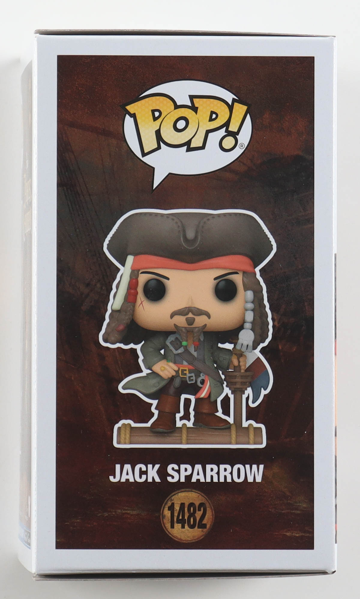 Johnny Depp Signed "Pirates of the Caribbean" #1482 Jack Sparrow Funko Pop! Vinyl Figure (Beckett) at PristineAuction.com Johnny Depp Signed "Pirates of the Caribbean" #1482 Jack Sparrow Funko Pop! Vinyl Figure (Beckett) at PristineAuction.com