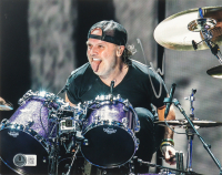 Lars Ulrich Signed 8x10 Photo (Beckett) at PristineAuction.com