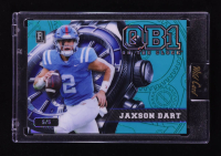 Jaxson Dart 2024 Wild Card QB1 On the Clock Prismatic Teal #OCWTLJD3 #5/5 RC at PristineAuction.com