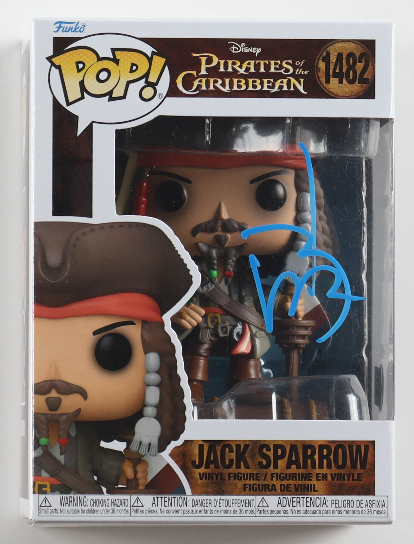 Johnny Depp Signed "Pirates of the Caribbean" #1482 Jack Sparrow Funko Pop! Vinyl Figure (Beckett) at PristineAuction.com Johnny Depp Signed "Pirates of the Caribbean" #1482 Jack Sparrow Funko Pop! Vinyl Figure (Beckett) at PristineAuction.com