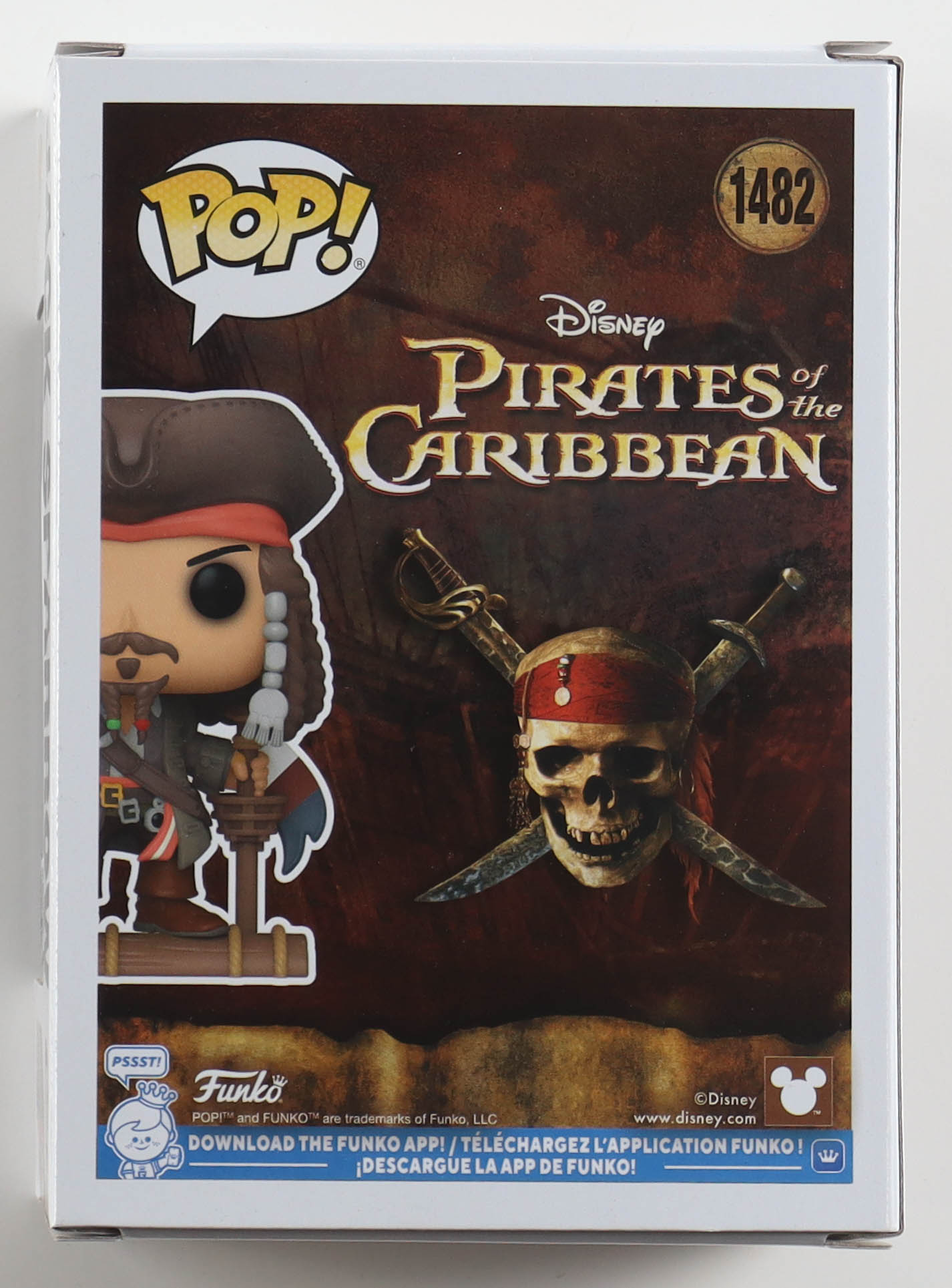Johnny Depp Signed "Pirates of the Caribbean" #1482 Jack Sparrow Funko Pop! Vinyl Figure (Beckett) at PristineAuction.com Johnny Depp Signed "Pirates of the Caribbean" #1482 Jack Sparrow Funko Pop! Vinyl Figure (Beckett) at PristineAuction.com