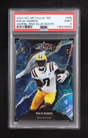 Malik Nabers 2024 Wild Card American Metallix Marble Blue White Rainbow Foil #WMN-MN #03/20 RC (PSA 9) at PristineAuction.com