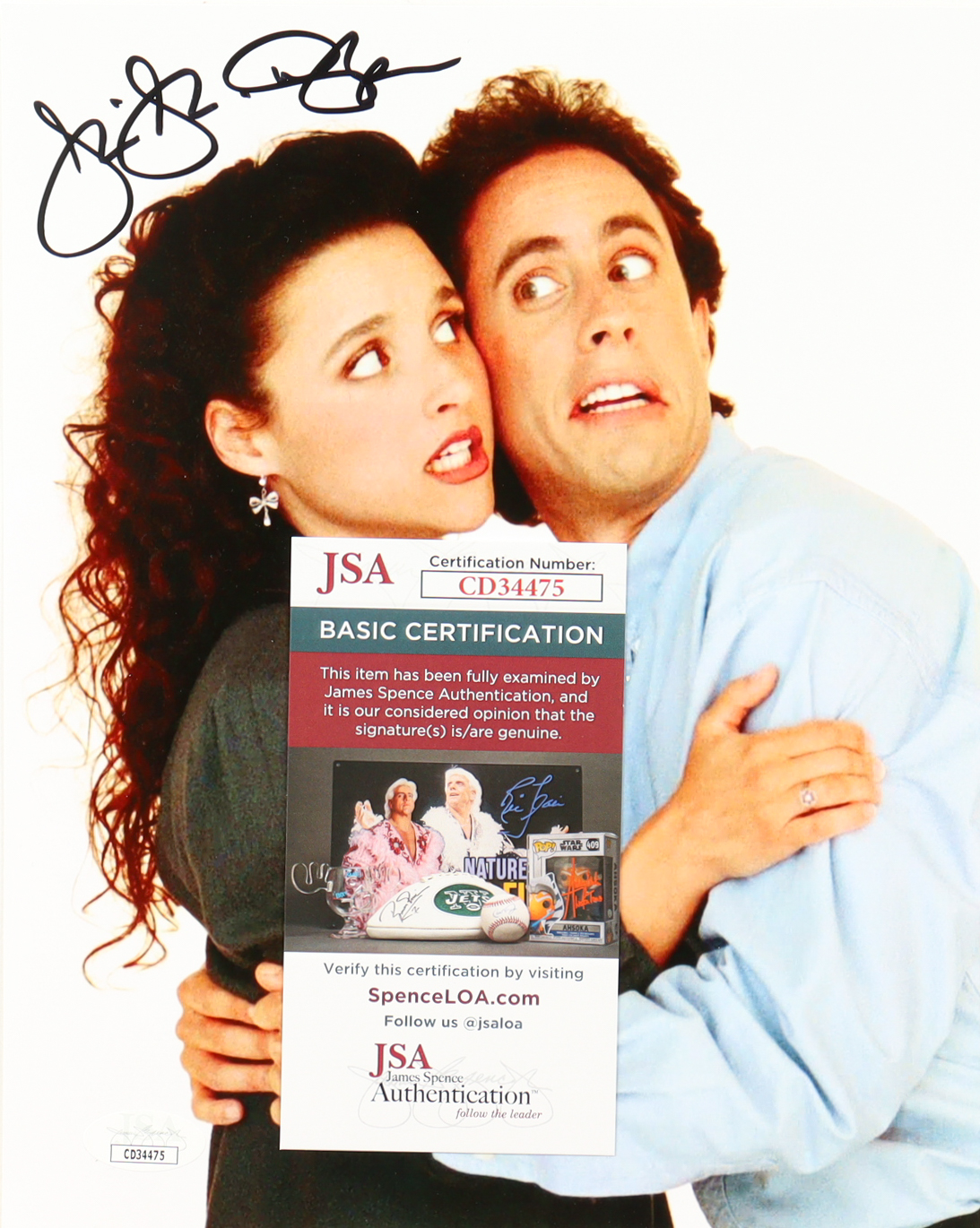 Julia Louis-Dreyfus Signed "Seinfeld" 8x10 Photo (JSA) at PristineAuction.com Julia Louis-Dreyfus Signed "Seinfeld" 8x10 Photo (JSA) at PristineAuction.com