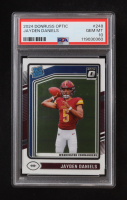 Jayden Daniels 2024 Donruss Optic #248 RC (PSA 10) at PristineAuction.com