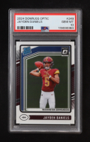 Jayden Daniels 2024 Donruss Optic #248 RC (PSA 10) at PristineAuction.com