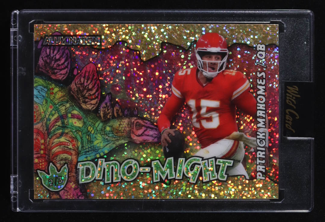 Patrick Mahomes II 2024 Wild Card Alumination Dino-Might #AD-PM2 #2/3 at PristineAuction.com Patrick Mahomes II 2024 Wild Card Alumination Dino-Might #AD-PM2 #2/3 at PristineAuction.com
