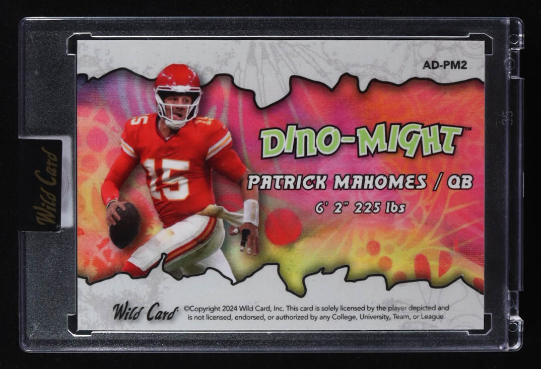 Patrick Mahomes II 2024 Wild Card Alumination Dino-Might #AD-PM2 #2/3 at PristineAuction.com Patrick Mahomes II 2024 Wild Card Alumination Dino-Might #AD-PM2 #2/3 at PristineAuction.com