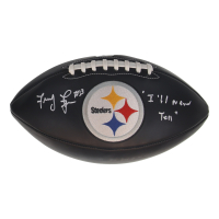 Frenchy Fuqua Signed Steelers Logo Football Inscribed "I'll Never Tell" (Beckett) at PristineAuction.com