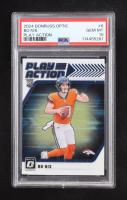 Bo Nix 2024 Donruss Optic Play Action #6 RC (PSA 10) at PristineAuction.com