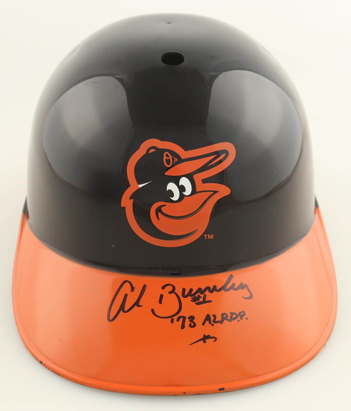 Al Bumbry Signed Orioles Full-Size Batting Helmet Inscribed "73 AL ROY" (Schwartz) at PristineAuction.com Al Bumbry Signed Orioles Full-Size Batting Helmet Inscribed "73 AL ROY" (Schwartz) at PristineAuction.com