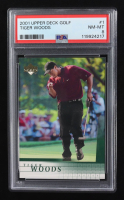 Tiger Woods 2001 Upper Deck Golf #1 RC (PSA 8) at PristineAuction.com