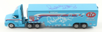Richard Petty Twice-Signed Winross Petty Enterprises Petty Blue STP 1:64 Scale Diecast Truck with Signed Packaging (PA) at PristineAuction.com